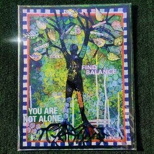 Artist Jan Haas Print Resilient Man 11"x14" 2019 The Joy Artist Print # 9